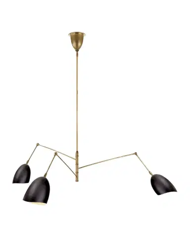 Visual Comfort Signature Sommerard Large Triple Arm Chandelier By AERIN | Thumbnail 1