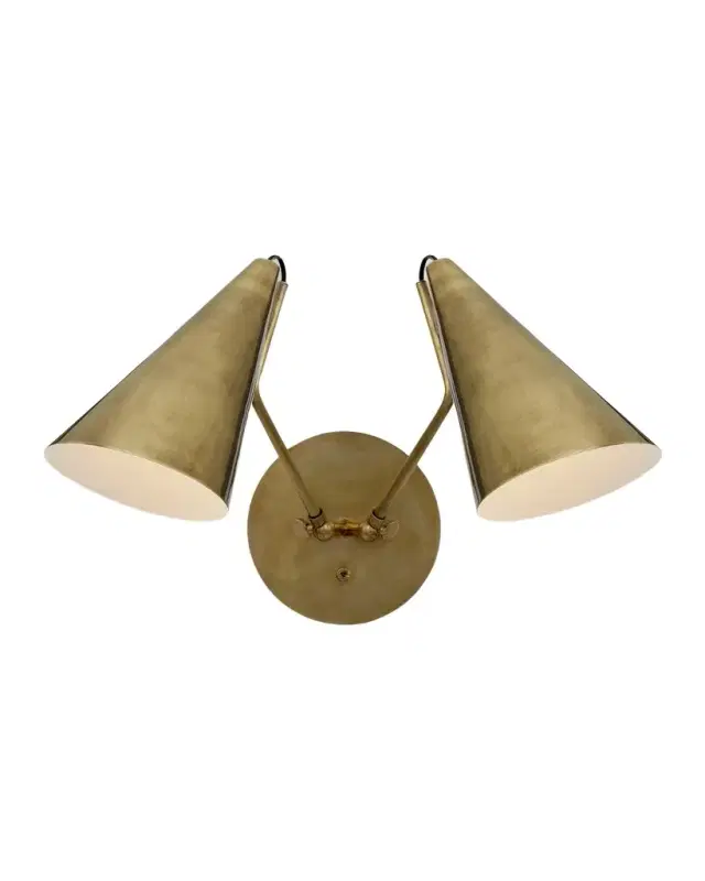 Visual Comfort Signature Clemente Double Sconce By AERIN