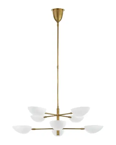 Visual Comfort Signature Graphic Large Two Tier Chandelier By AERIN | Thumbnail 1