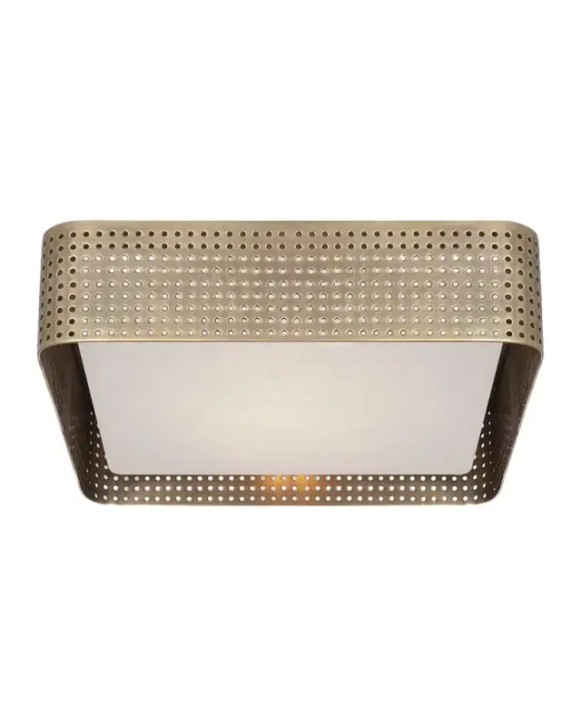 Visual Comfort Signature Precision Large Square Flush Mount By Kelly Wearstler