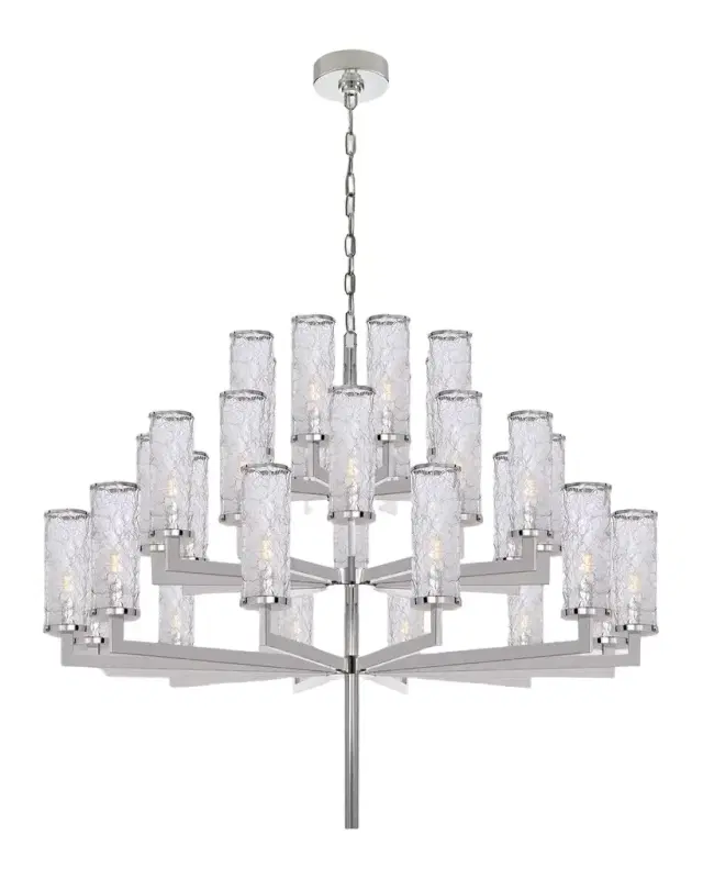 Visual Comfort Signature Liaison Triple Tier Chandelier By Kelly Wearstler