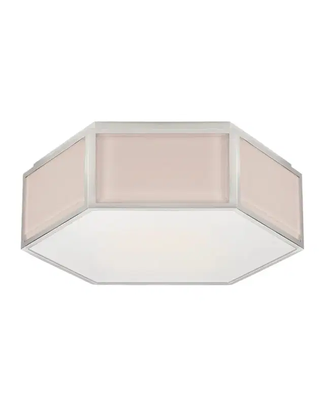 Visual Comfort Signature Bradford Small Hexagonal Flush Mount
