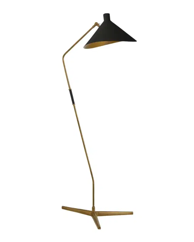 Visual Comfort Signature Mayotte Large Offset Floor Lamp By AERIN