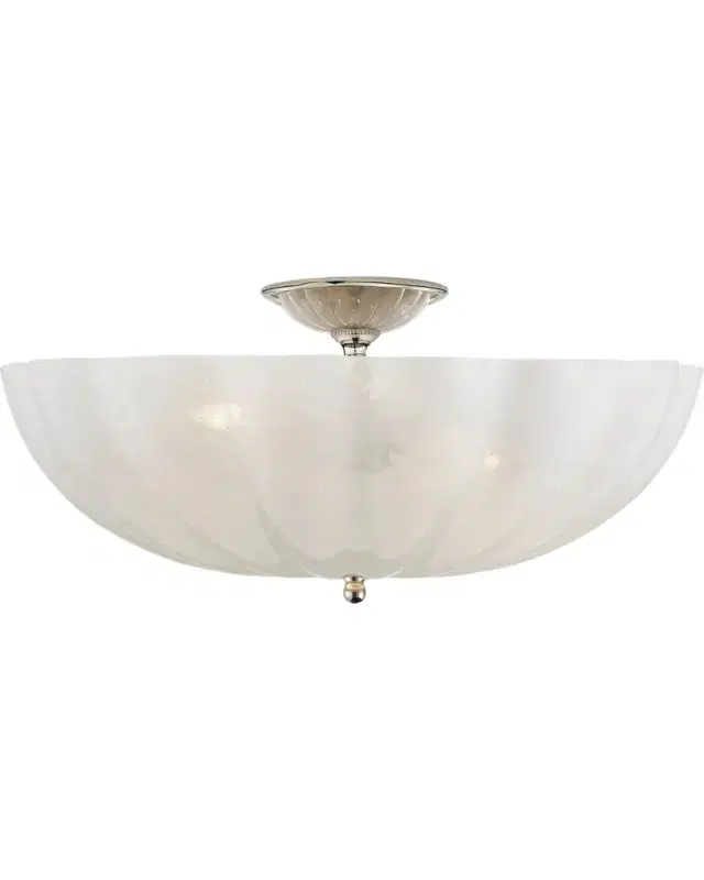 Visual Comfort Signature Rosehill Large Semi Flush Mount By AERIN