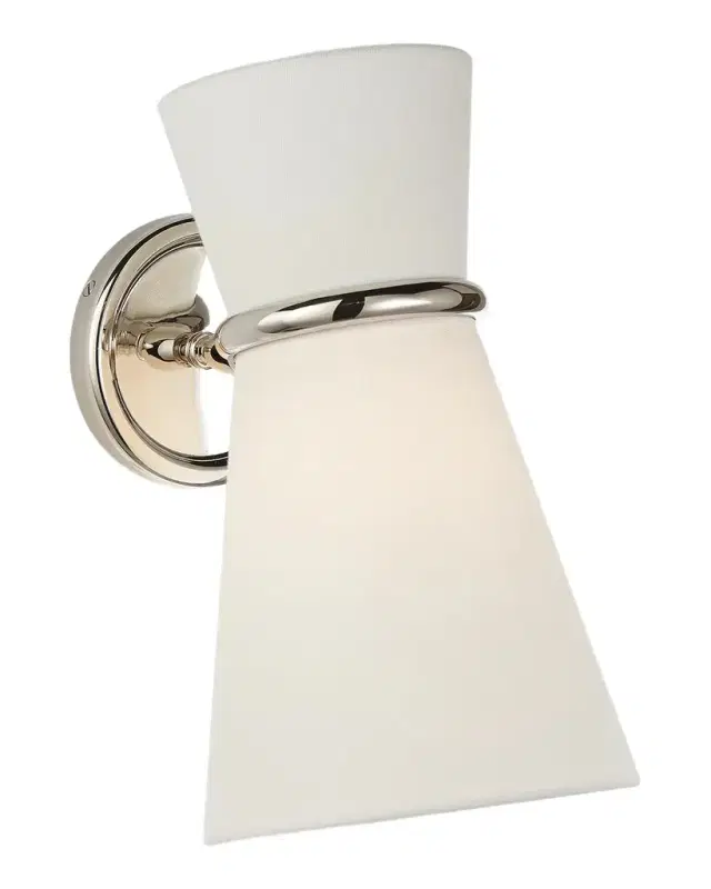 Visual Comfort Signature Clarkson Small Single Pivoting Sconce By AERIN