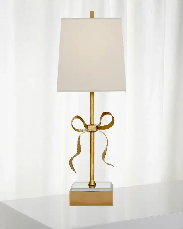 Visual Comfort Signature Ellery Grosgrain Bow Table Lamp