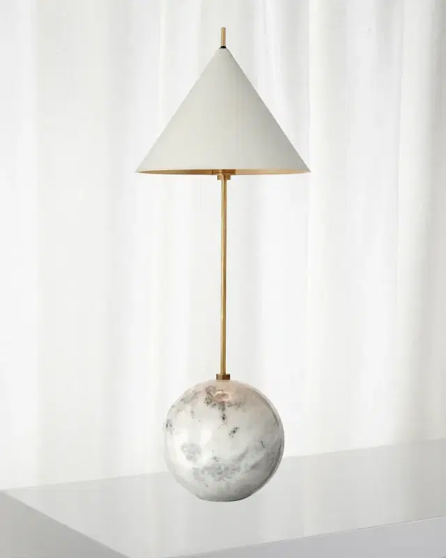 Visual Comfort Signature Cleo Orb Base Accent Lamp By Kelly Wearstler