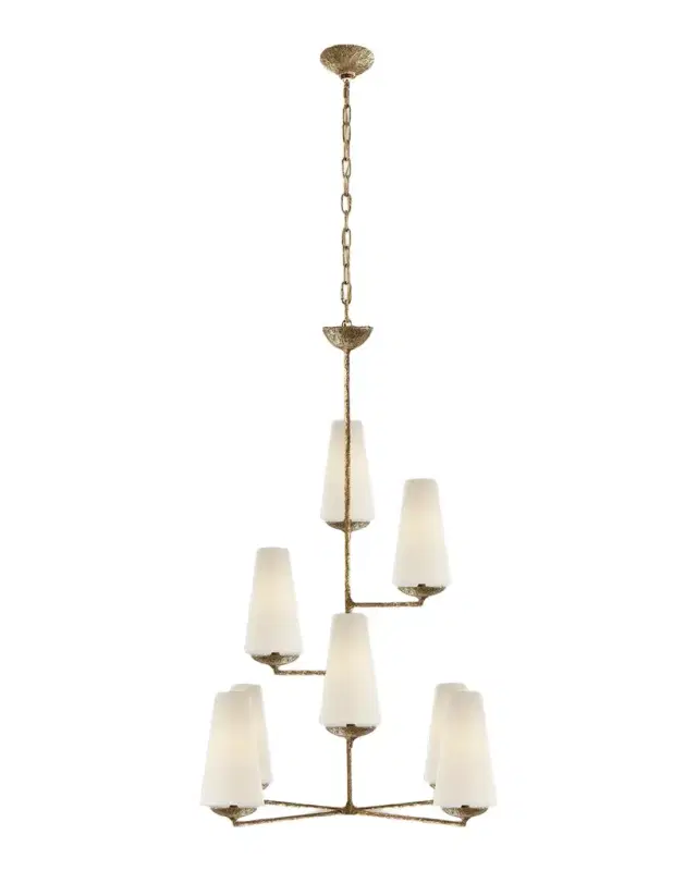 Visual Comfort Signature Fontaine Vertical Chandelier By AERIN