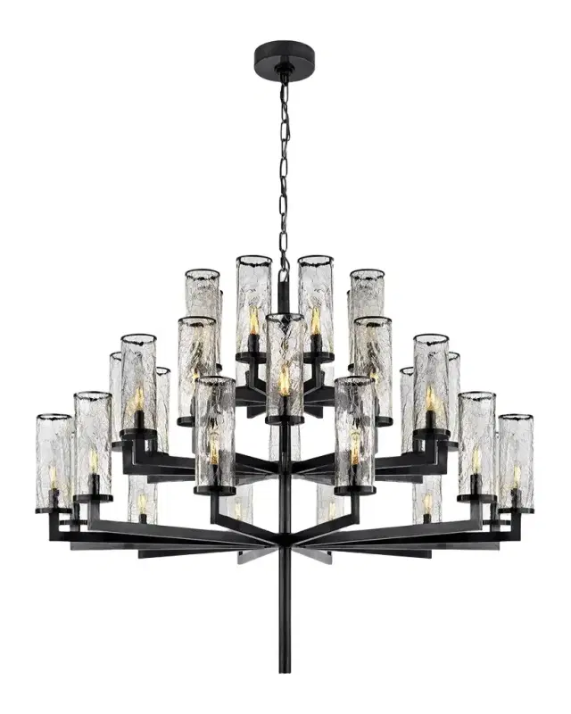 Visual Comfort Signature Liaison Triple Tier Chandelier By Kelly Wearstler