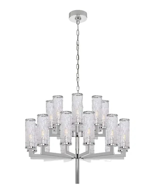 Visual Comfort Signature Liaison Double Tier Chandelier By Kelly Wearstler
