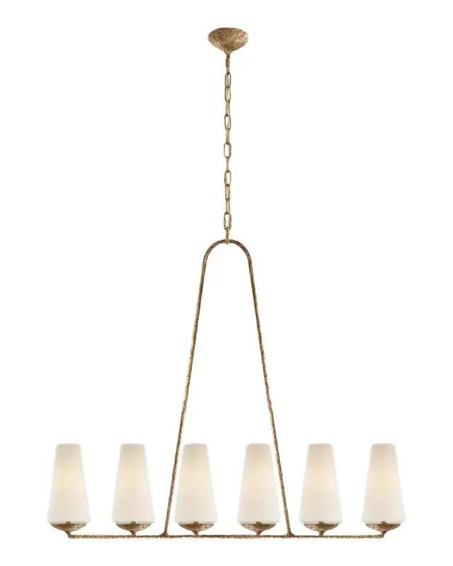 Visual Comfort Signature Fontaine Linear Chandelier By AERIN