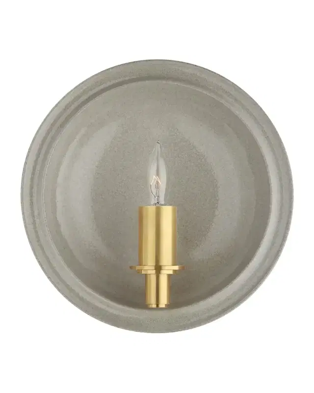 Visual Comfort Signature Leeds Small Round Sconce By Christopher Spitzmiller