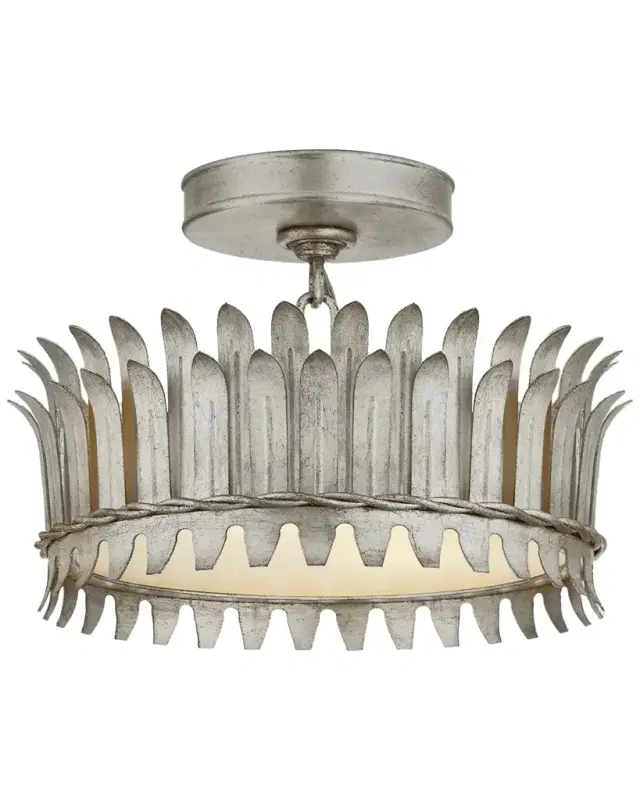 Visual Comfort Signature Leslie 12 Semi-Flush By Suzanne Kasler