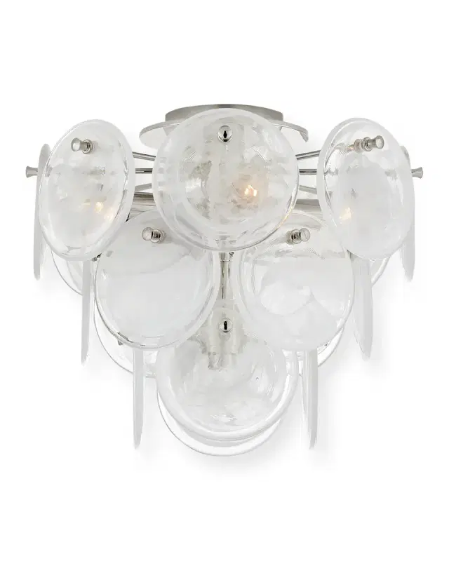 Visual Comfort Signature Loire Medium Tiered Flush Mount By AERIN