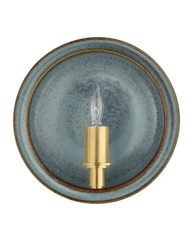 Visual Comfort Signature Leeds Small Round Sconce By Christopher Spitzmiller
