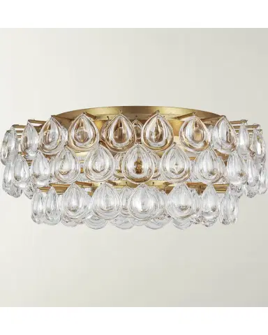 Visual Comfort Signature Liscia Medium Flush Mount By AERIN | Thumbnail 2 Visual Comfort Signature Liscia Medium Flush Mount By AERIN | Thumbnail 2