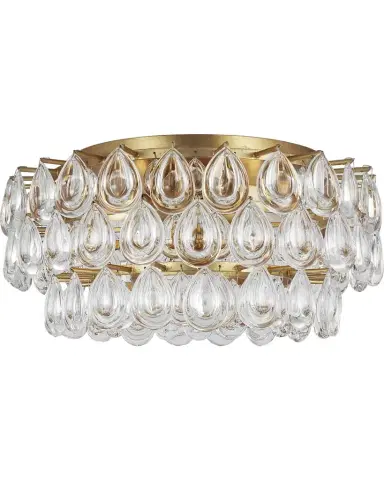Visual Comfort Signature Liscia Medium Flush Mount By AERIN | Thumbnail 1 Visual Comfort Signature Liscia Medium Flush Mount By AERIN | Thumbnail 1