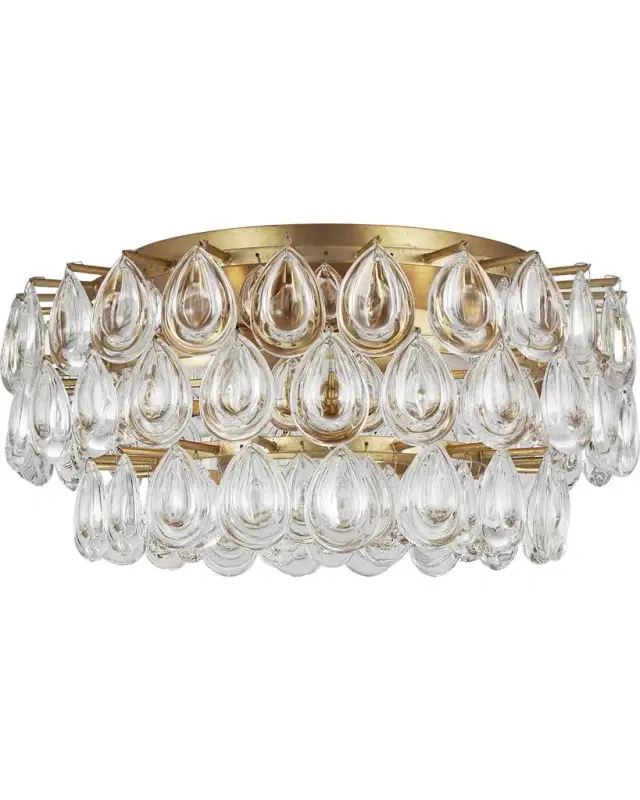 Visual Comfort Signature Liscia Medium Flush Mount By AERIN