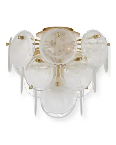 Visual Comfort Signature Loire Medium Tiered Flush Mount By AERIN | Thumbnail 1 Visual Comfort Signature Loire Medium Tiered Flush Mount By AERIN | Thumbnail 1