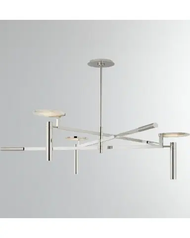 Visual Comfort Signature Melange Large Floating Disc Chandelier By Kelly Wearstler | Thumbnail 2