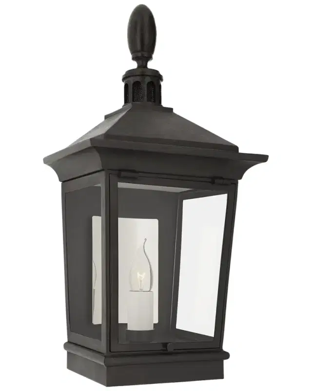 Visual Comfort Signature Rosedale Classic Petite 3/4 Wall Lantern By Rudolph Colby