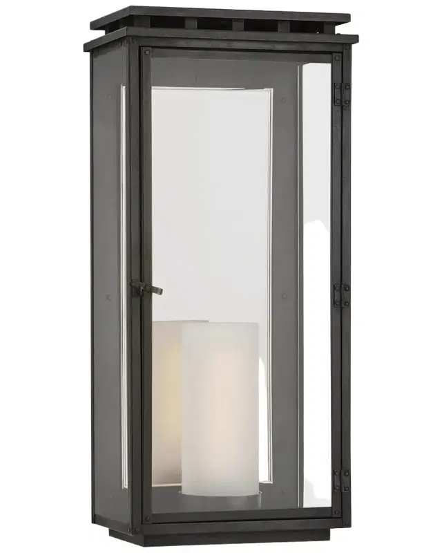 Visual Comfort Signature Cheshire Large 3/4 Wall Lantern By Chapman & Myers
