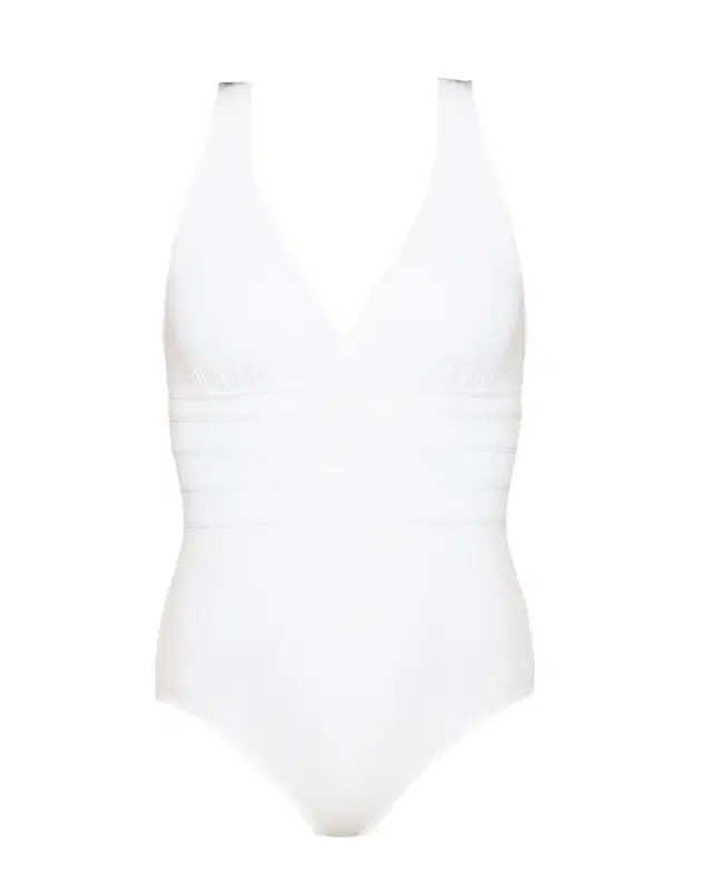 Island Goddess Strappy-Back One-Piece Swimsuit