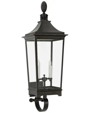 Visual Comfort Signature Rosedale Classic Medium Tall Bracketed Wall Lantern By Rudolph Colby | Thumbnail 1