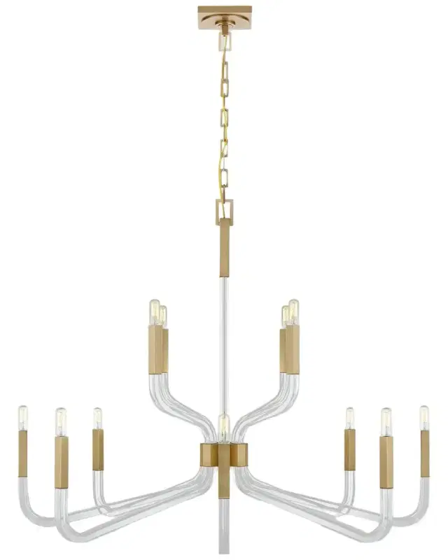 Visual Comfort Signature Reagan Grande Two Tier Chandelier By Chapman & Myers