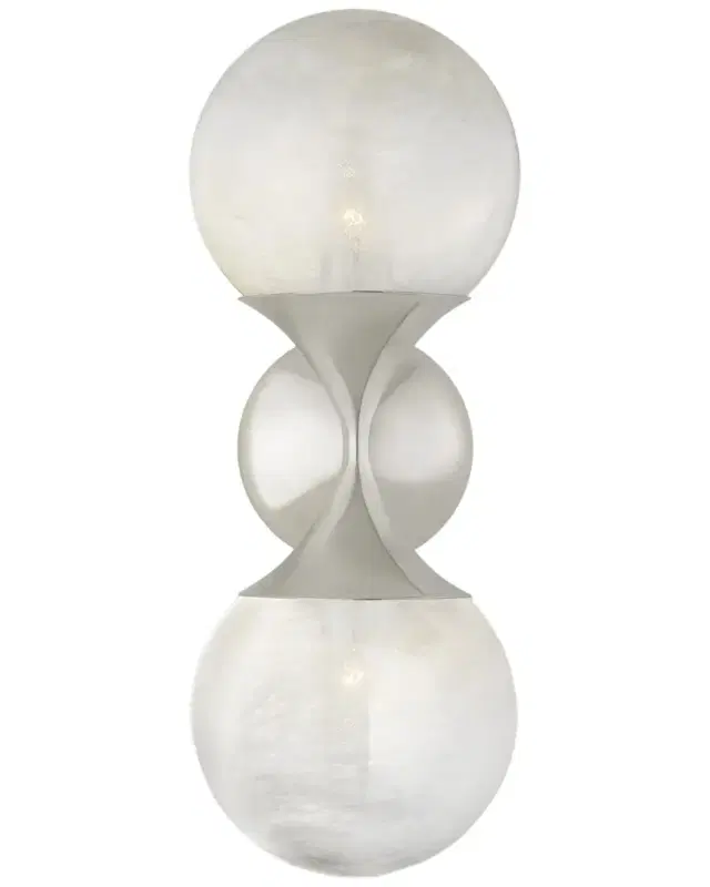 Visual Comfort Signature Cristol Small Double Sconce By AERIN