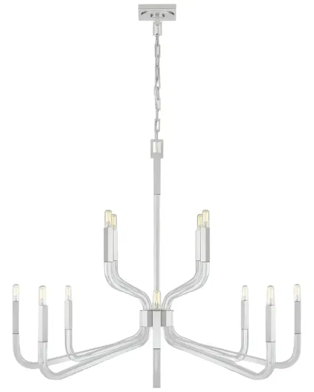Visual Comfort Signature Reagan Grande Two Tier Chandelier By Chapman & Myers