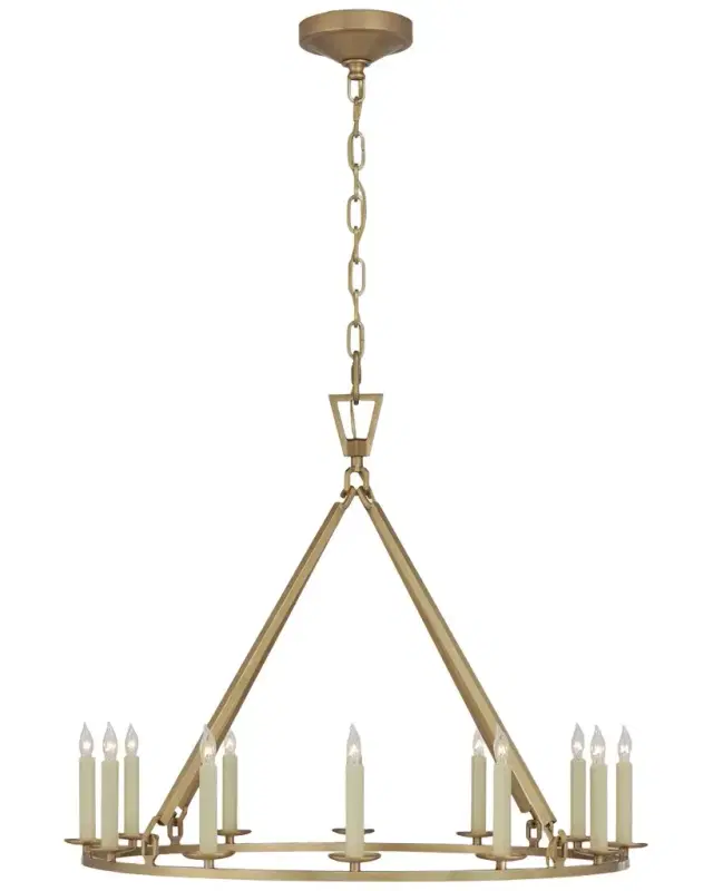 Visual Comfort Signature Darlana Medium Single Ring Chandelier By Chapman & Myers