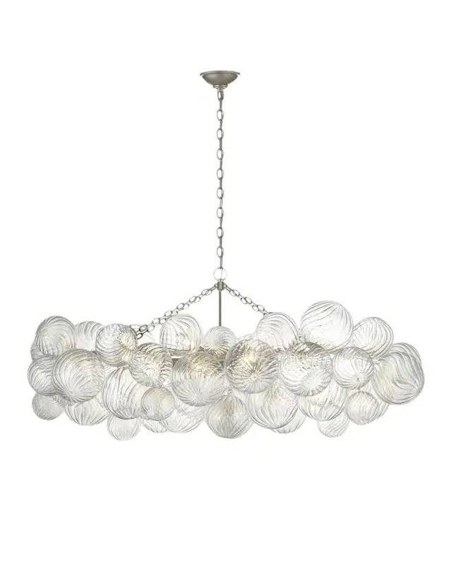 Visual Comfort Signature Talia Medium Linear Chandelier By Julie Neill