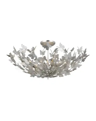Visual Comfort Signature Farfalle Large Semi-Flush Mount By Julie Neill | Thumbnail 1 Visual Comfort Signature Farfalle Large Semi-Flush Mount By Julie Neill | Thumbnail 1