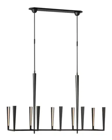 Visual Comfort Signature Galahad Large Linear Chandelier By Thomas O 'Brien | Thumbnail 1 Visual Comfort Signature Galahad Large Linear Chandelier By Thomas O 'Brien | Thumbnail 1