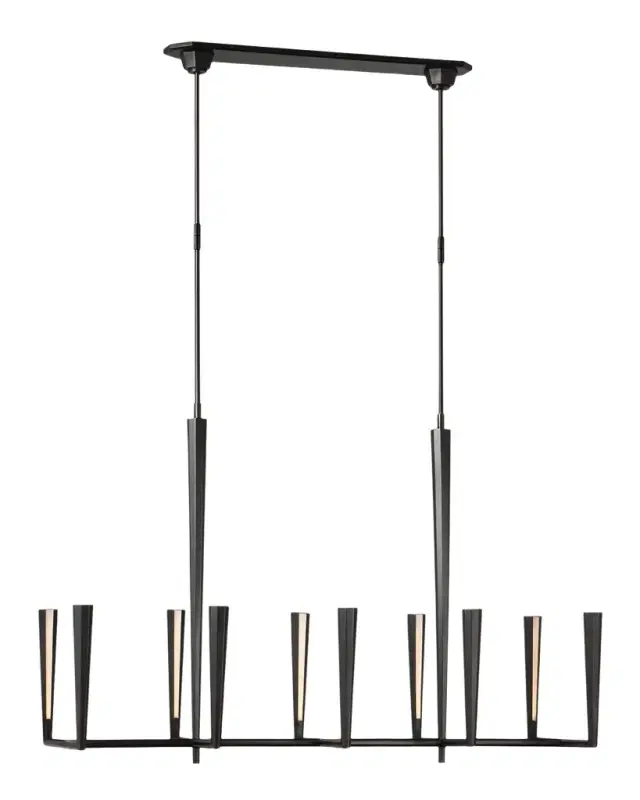 Visual Comfort Signature Galahad Large Linear Chandelier By Thomas O 'Brien