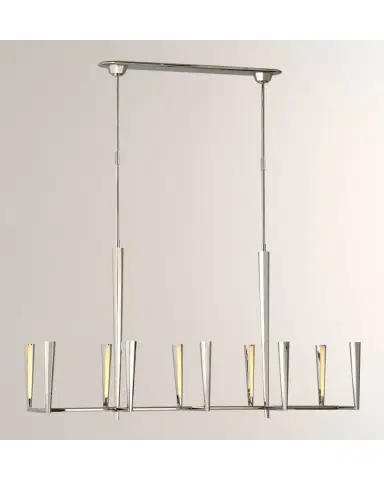 Visual Comfort Signature Galahad Large Linear Chandelier By Thomas O 'Brien | Thumbnail 2