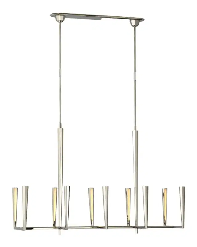 Visual Comfort Signature Galahad Large Linear Chandelier By Thomas O 'Brien