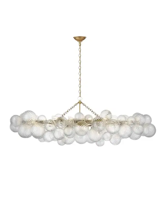 Visual Comfort Signature Talia Large Linear Chandelier By Julie Neill