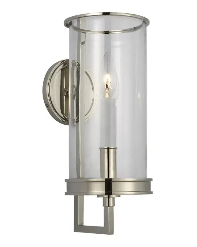 Visual Comfort Signature Glendon Small Hurricane Sconce By Chapman & Myers