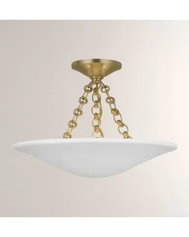 Visual Comfort Signature Mollino 16" Semi Flush Mount By AERIN | Thumbnail 2