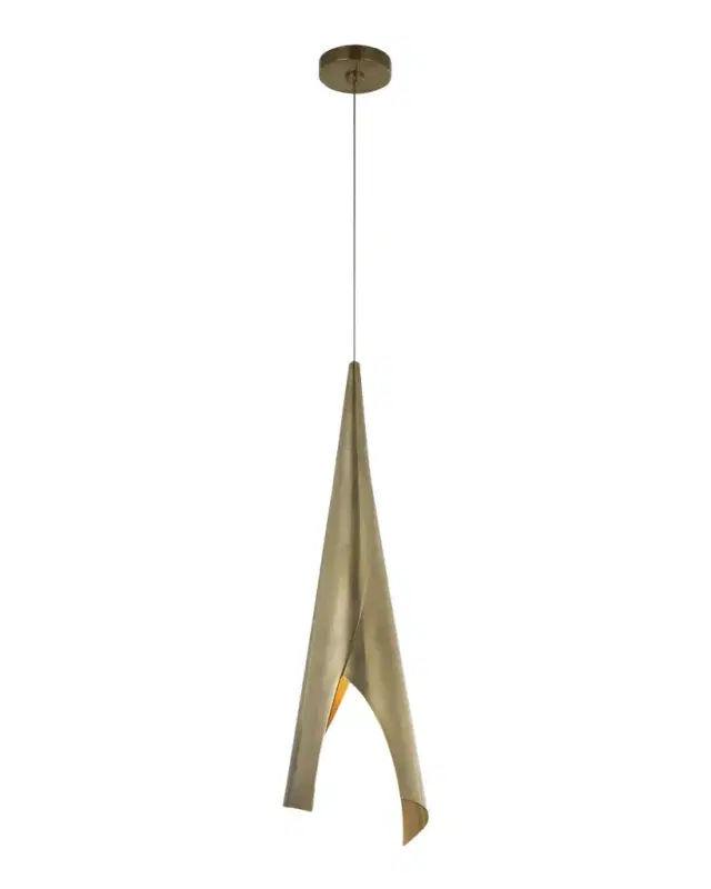 Visual Comfort Signature Piel Medium Wrapped Pendant By Kelly Wearstler