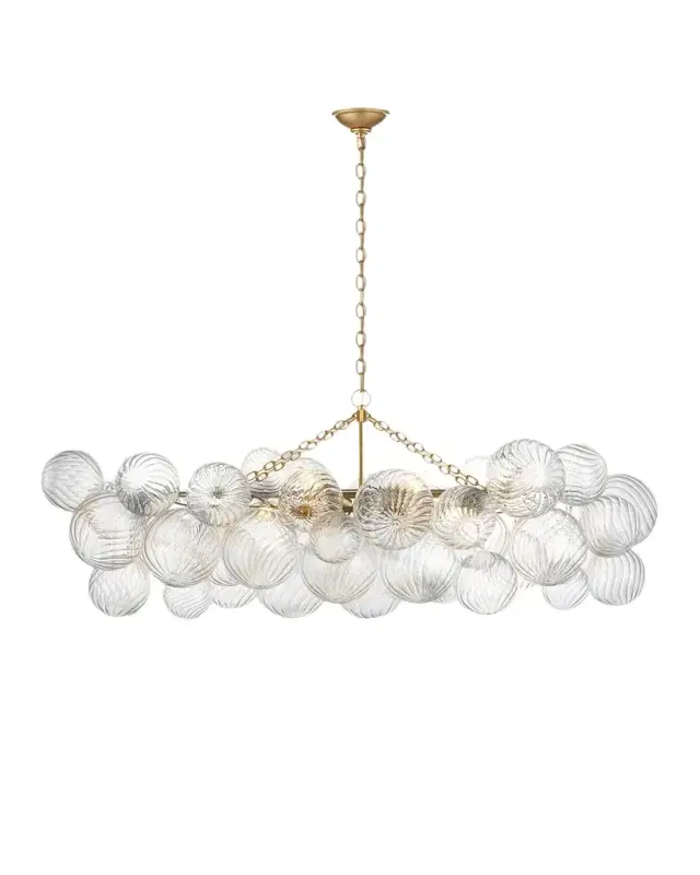 Visual Comfort Signature Talia Medium Linear Chandelier By Julie Neill