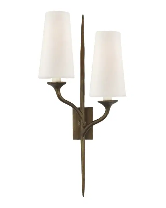 Visual Comfort Signature Iberia Double Left Sconce By Julie Neill