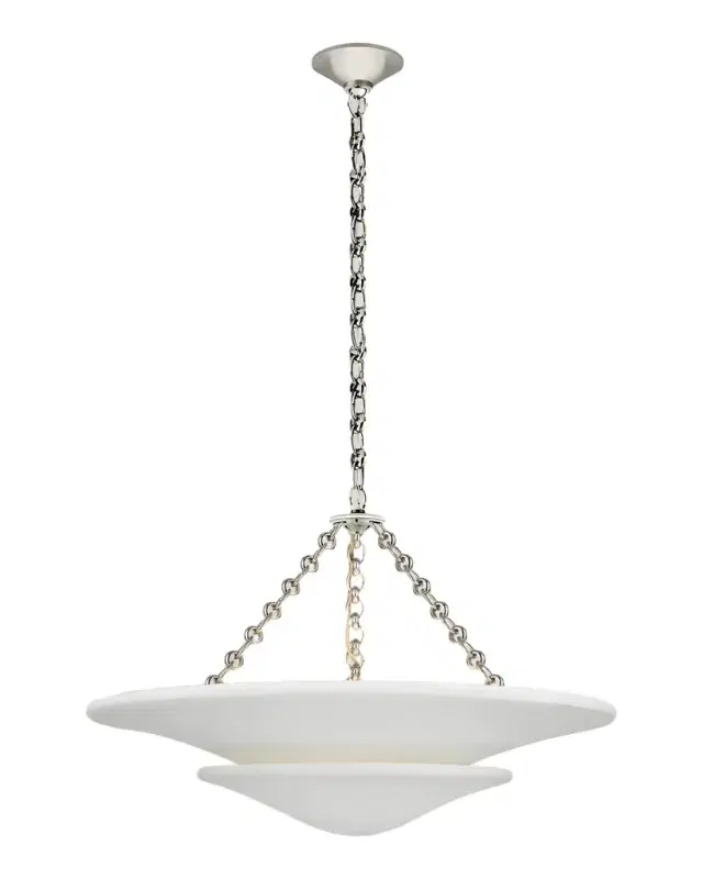 Visual Comfort Signature Mollino Medium Tiered Chandelier By AERIN