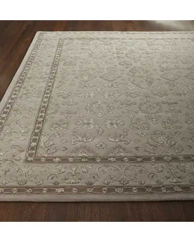 Nourison Vanilla Garden Hand Tufted Runner, 7 '9" x 9 '9" | Thumbnail 3 Nourison Vanilla Garden Hand Tufted Runner, 7 '9" x 9 '9" | Thumbnail 3