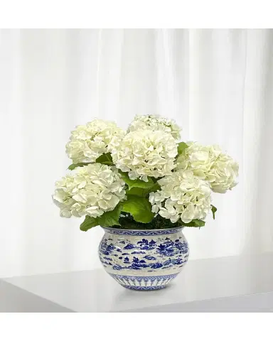 Winward Home Faux Hydrangeas in Planter | Thumbnail 2 Winward Home Faux Hydrangeas in Planter | Thumbnail 2