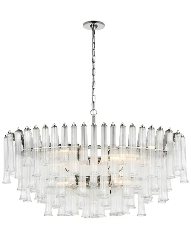 Visual Comfort Signature Lorelei X-Large Oval Chandelier By Julie Neill