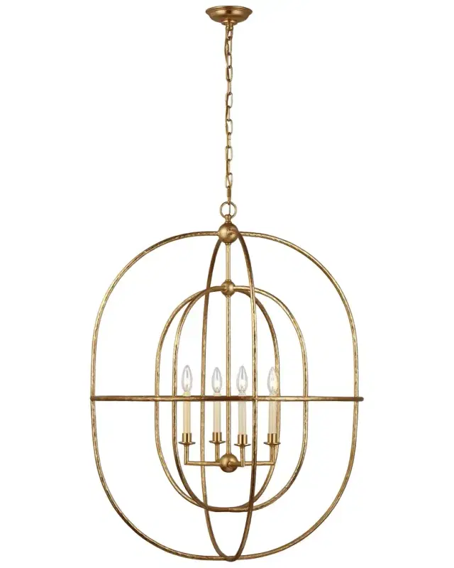 Visual Comfort Signature Desmond Open Double Oval Lantern By Chapman & Myers