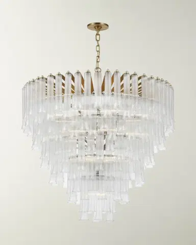 Visual Comfort Signature Lorelei X-Large Waterfall Chandelier By Julie Neill | Thumbnail 2 Visual Comfort Signature Lorelei X-Large Waterfall Chandelier By Julie Neill | Thumbnail 2